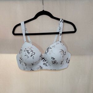 Cacique Floral Print Bra - White